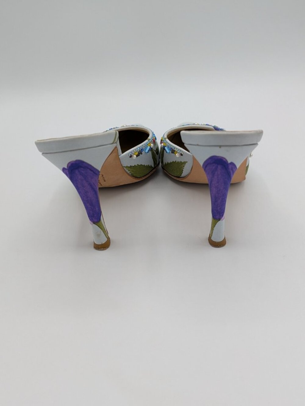 RARE Vintage Salvatore Ferragamo Shoe and Handbag Botanical Set - Picture 3 of 7
